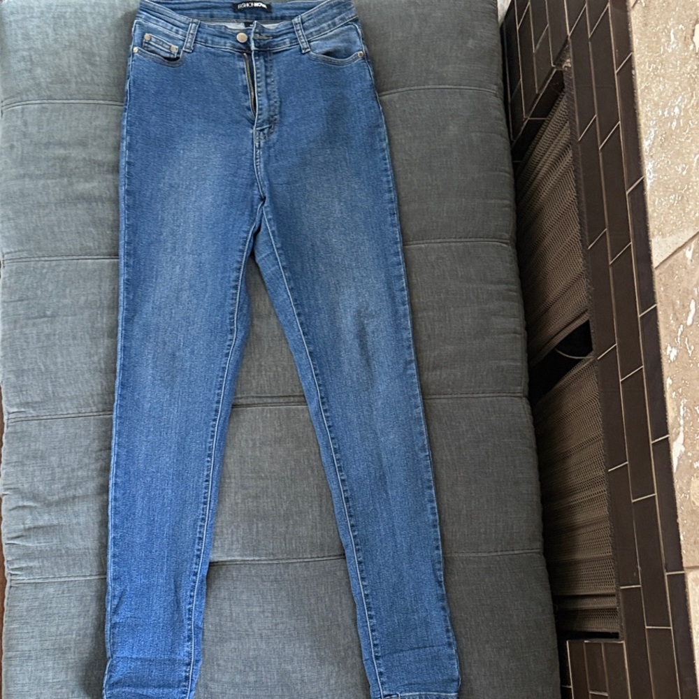 Fashion Nova Classic Blue Skinny Jeans